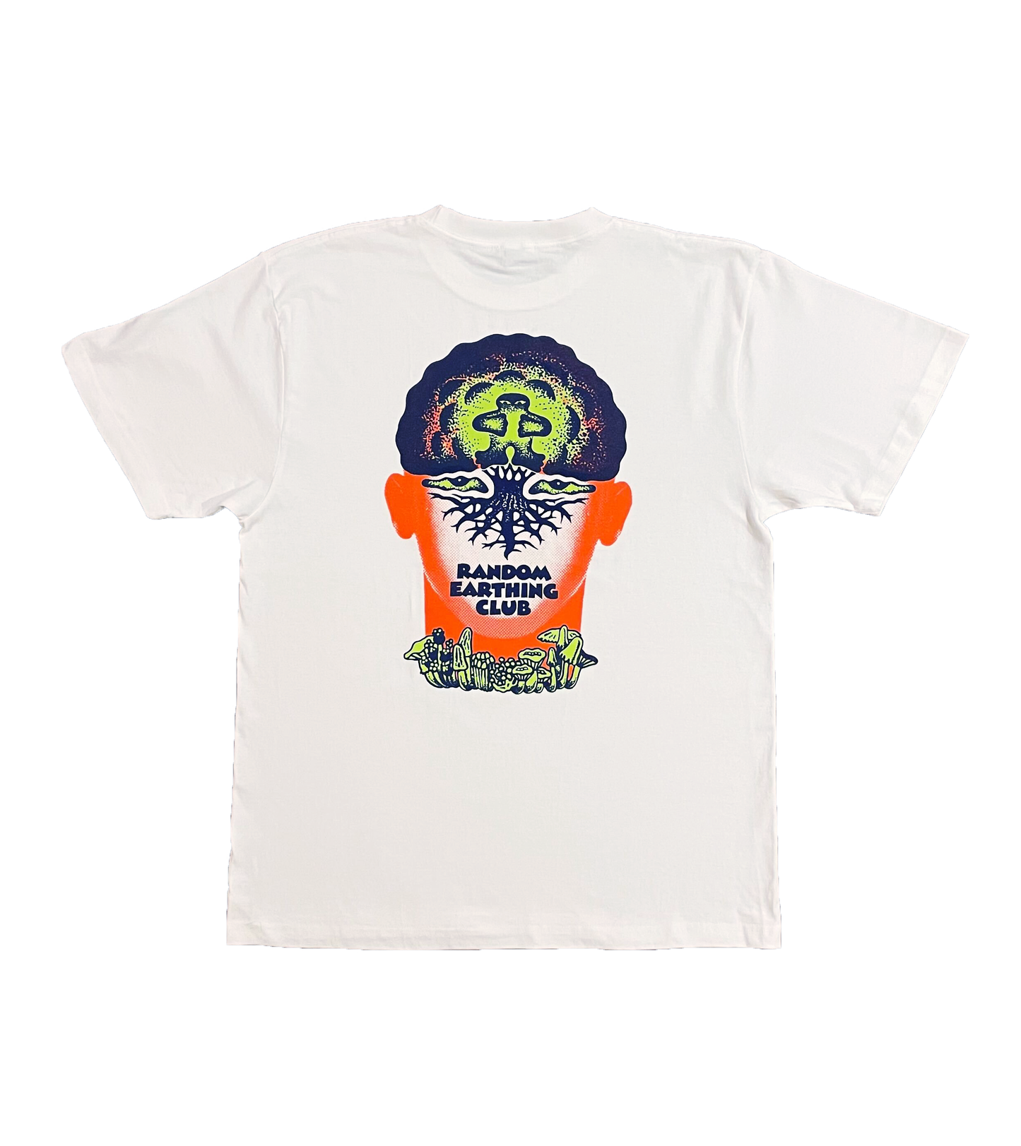 Random Earthing Club T-shirts オレンジ