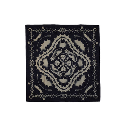 THORNS BANDANA-棘-【黒×アイボリー】