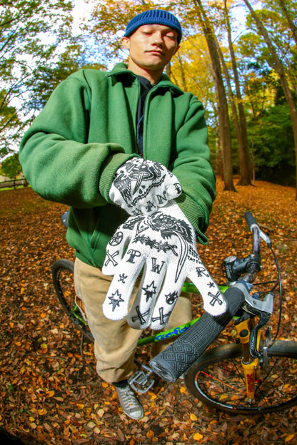 HAND POWER GLOVES【白×黒】