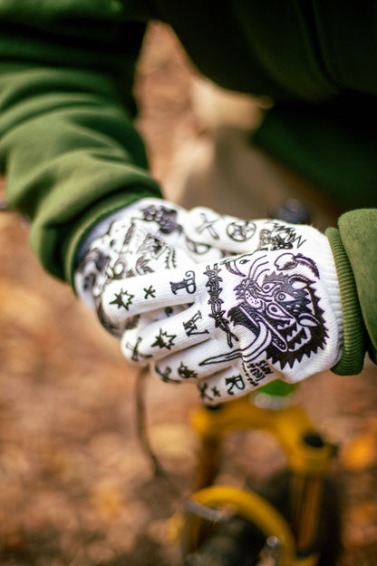 HAND POWER GLOVES【白×黒】