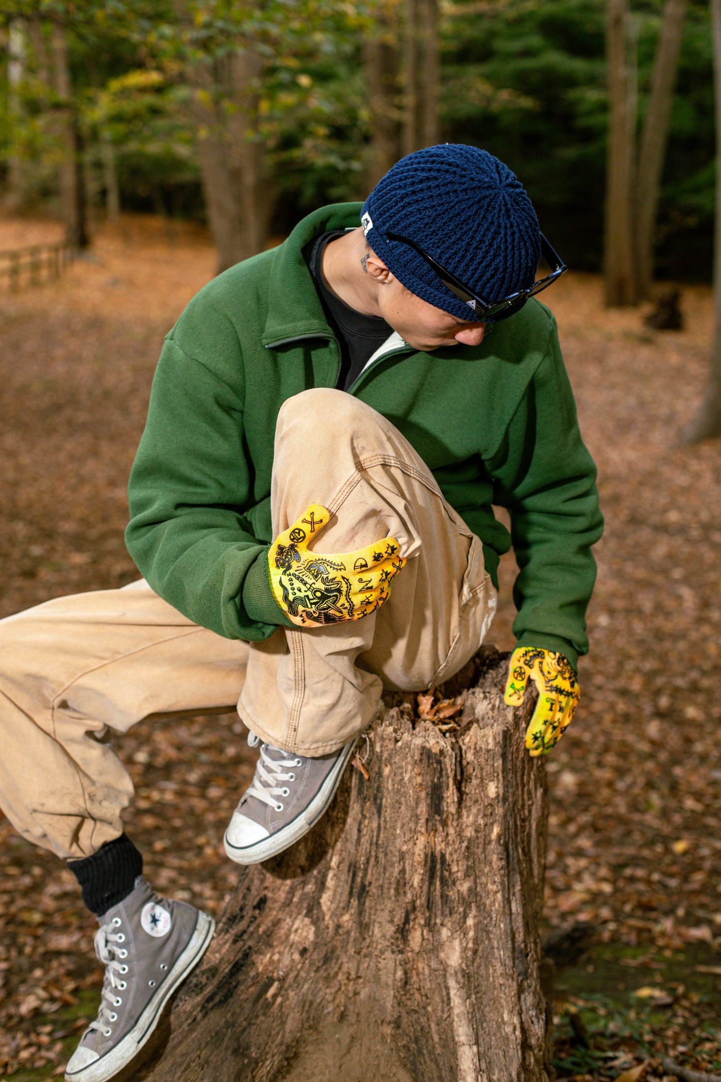 HAND POWER GLOVES【タイダイ オレンジ】
