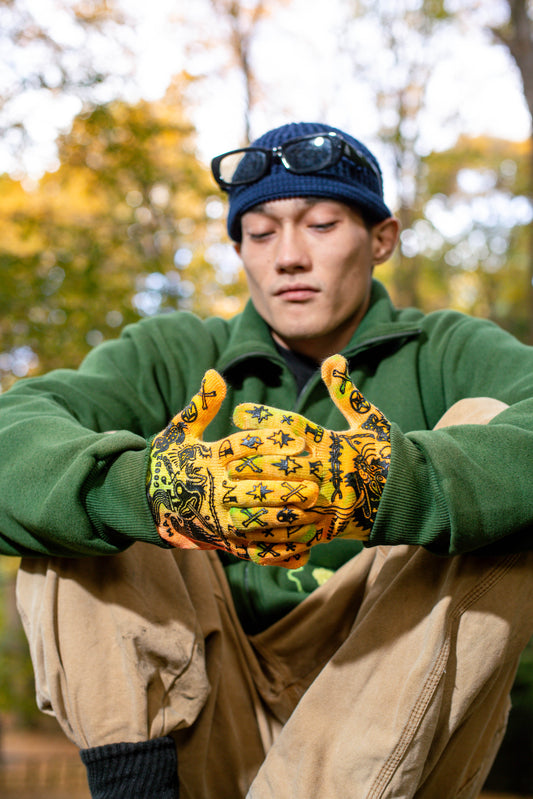 HAND POWER GLOVES【タイダイ オレンジ】