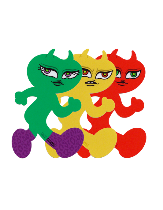 はみだせLUUV GALAXYZ ステッカー【全員集合パック】