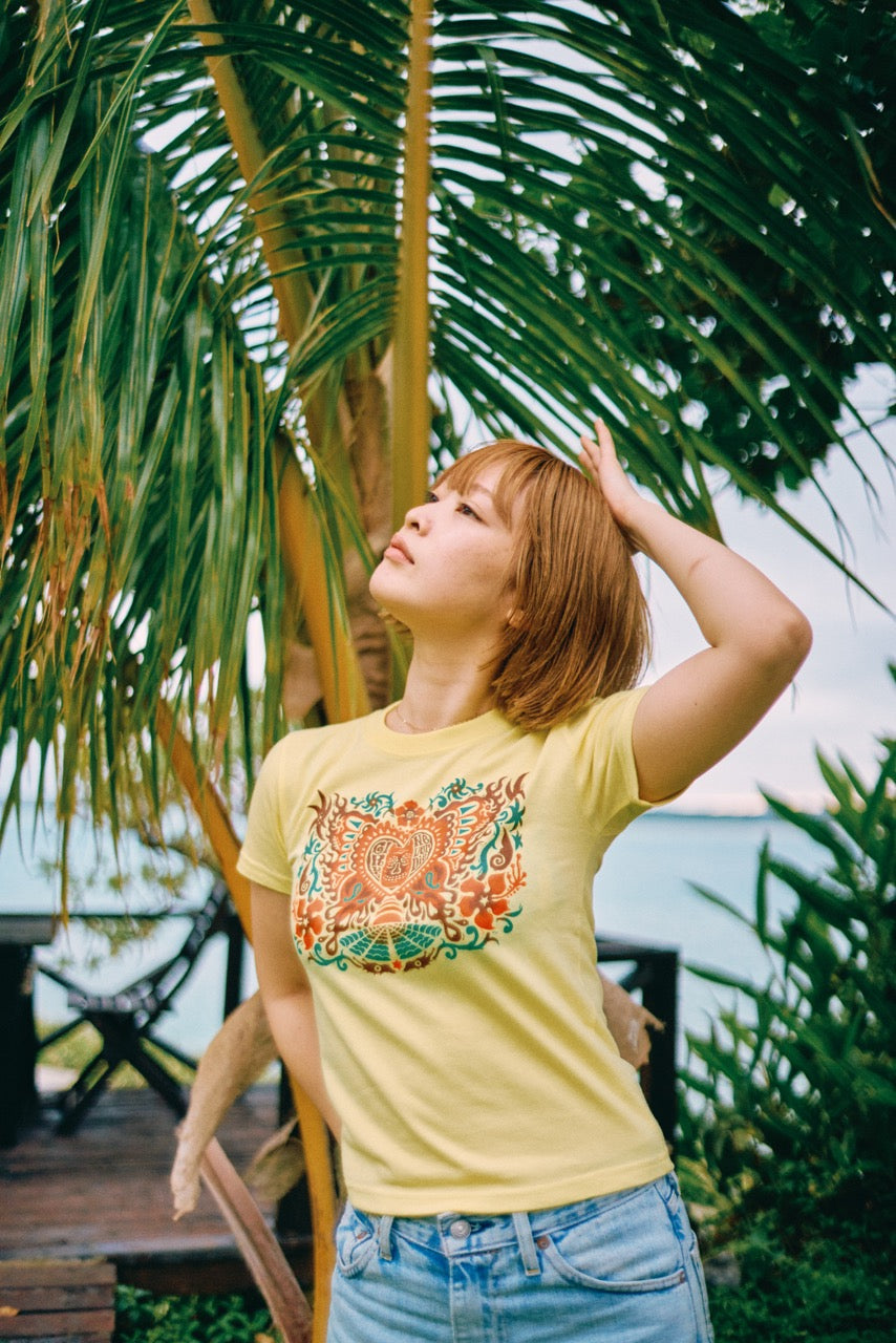 アマミチュー【Slim fit tee-Yellow】