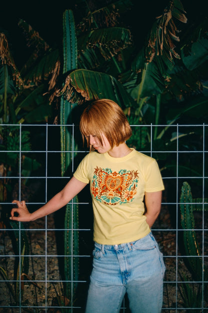 アマミチュー【Slim fit tee-Yellow】
