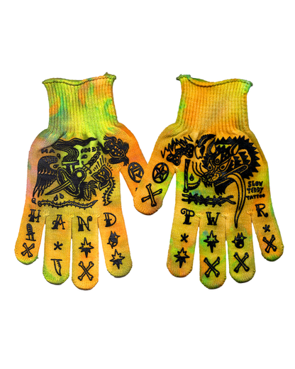 HAND POWER GLOVES【タイダイ オレンジ】