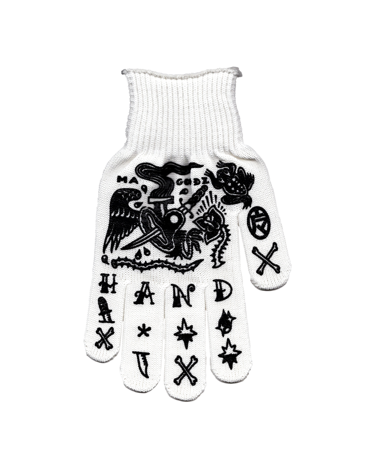 HAND POWER GLOVES【白×黒】