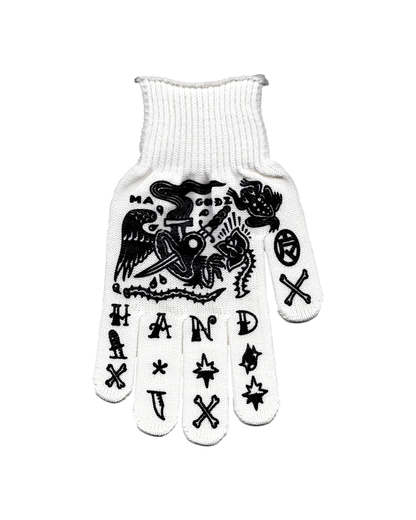 HAND POWER GLOVES【白×黒】