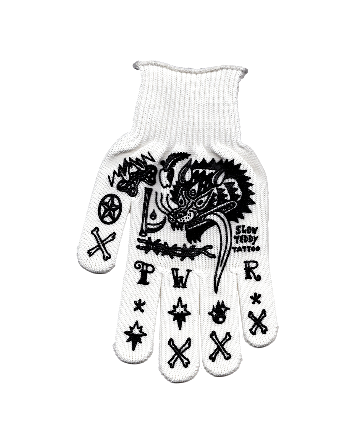 HAND POWER GLOVES【白×黒】