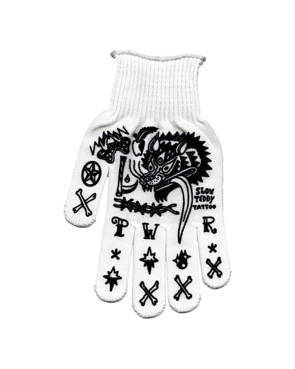 HAND POWER GLOVES【白×黒】